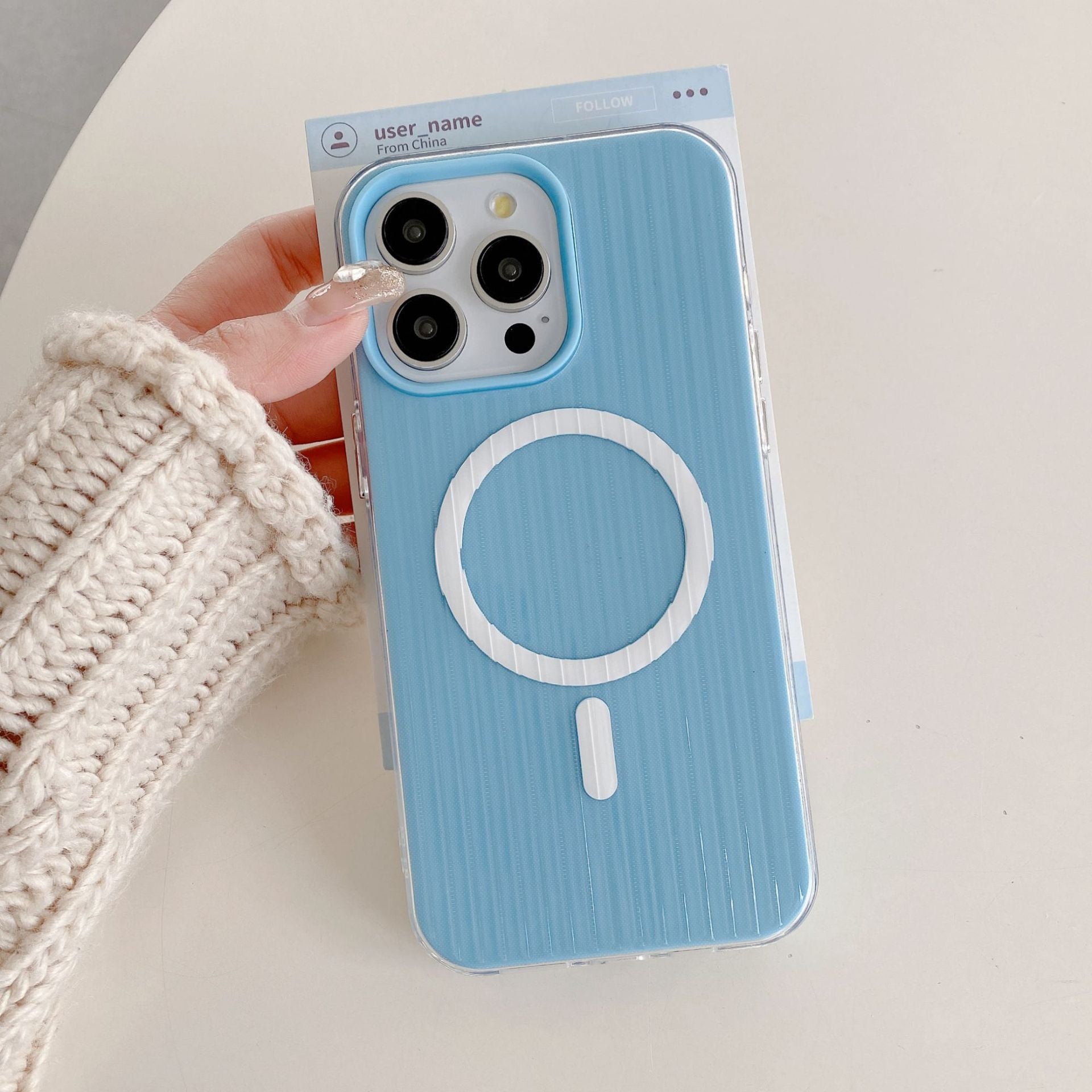 Minimalist iPhone Case with MagSafe – Slim & Protective Design