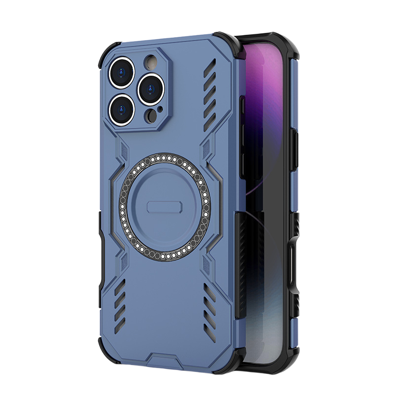 Mecha Magnetic Case – Strong Grip, Lasting Colors, Full Protection