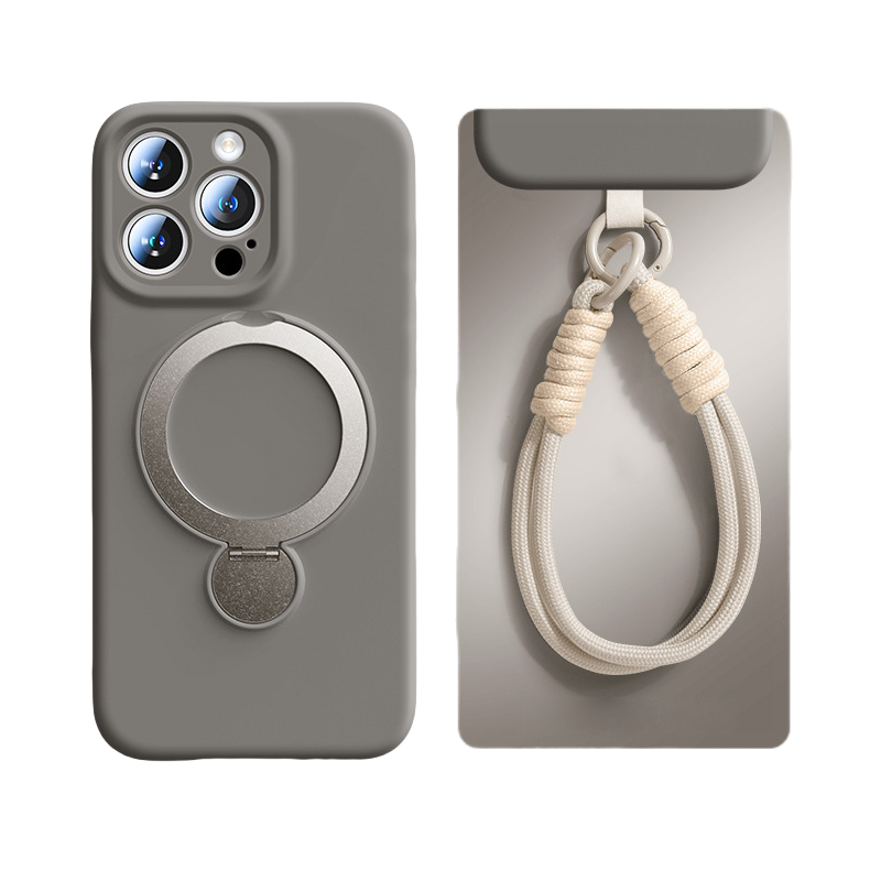 MagSafe Grip Case with Kickstand & Wrist Strap – Full Camera & Drop Protection