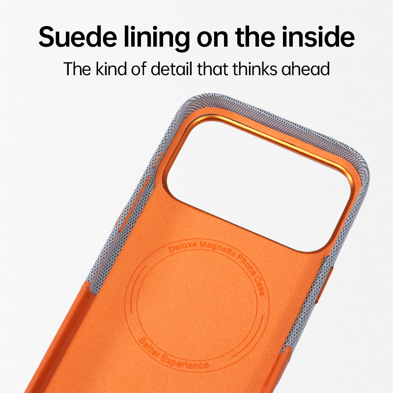 iPhone 17 Pro Max Fabric Vegan Leather MagSafe Case JOYKASE