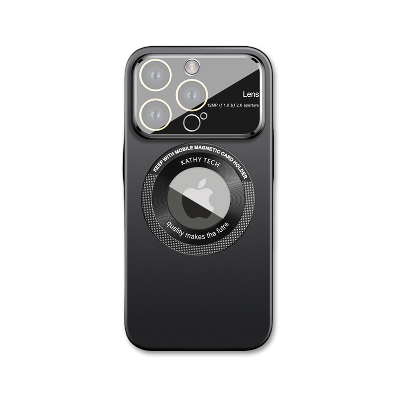 Large Window iPhone Case with Lens Protection – Anti-Fingerprint Full-Body Drop Cover