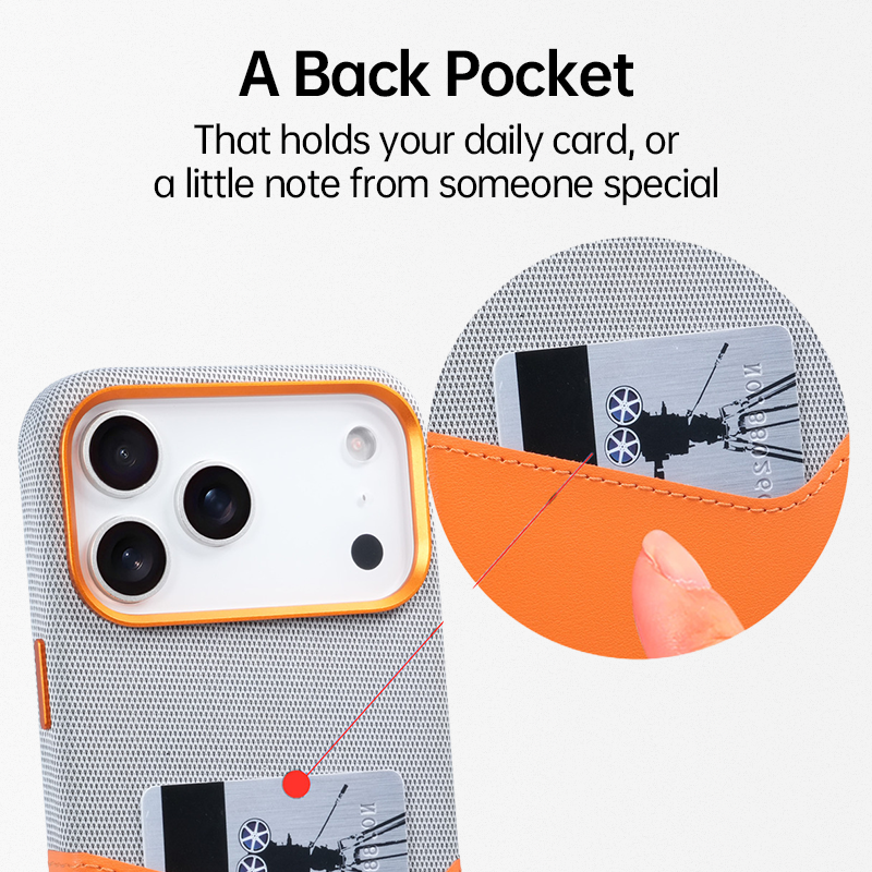 iPhone 17 Pro Max Fabric Vegan Leather MagSafe Case JOYKASE