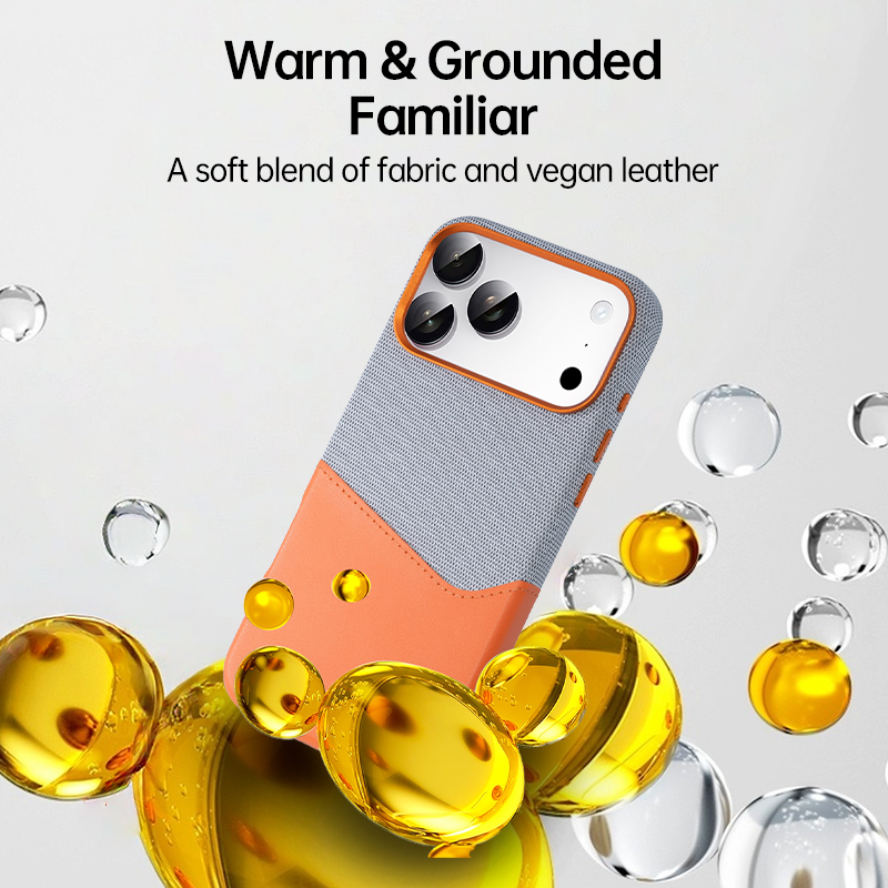 iPhone 17 Pro Max Fabric Vegan Leather MagSafe Case JOYKASE