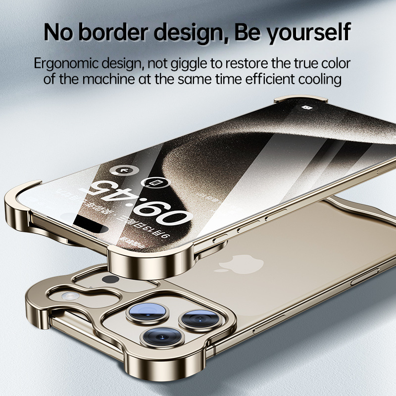 iPhone 17 Asymmetric Metal Edge Naked Feel Case – Premium Protection Redefined