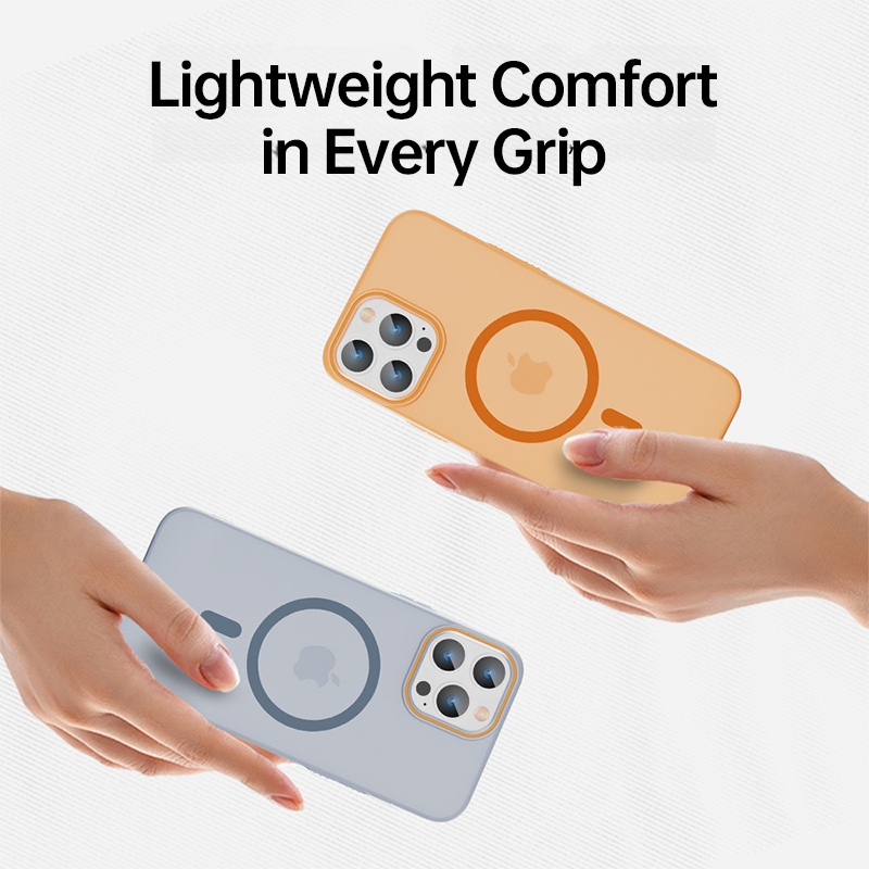 Frosted Skin-Feel Textured Magnetic Phone Case for Apple iPhone 17 & iPhone 16