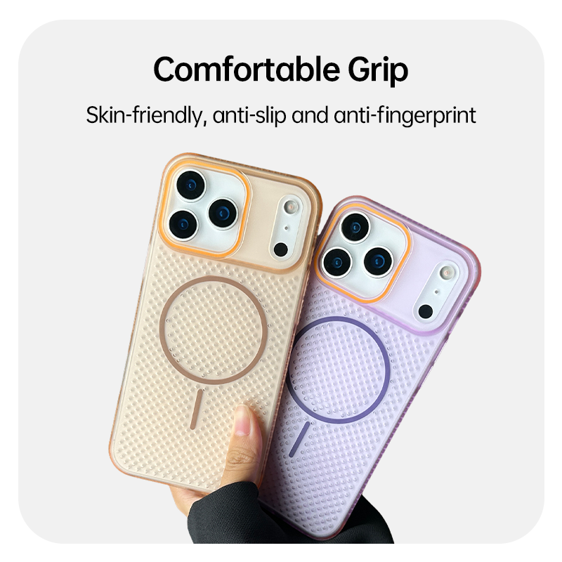 Magnetic Breathable Case for iPhone 17 Series  Four-Corner Drop Protection 【Pre-Sale】
