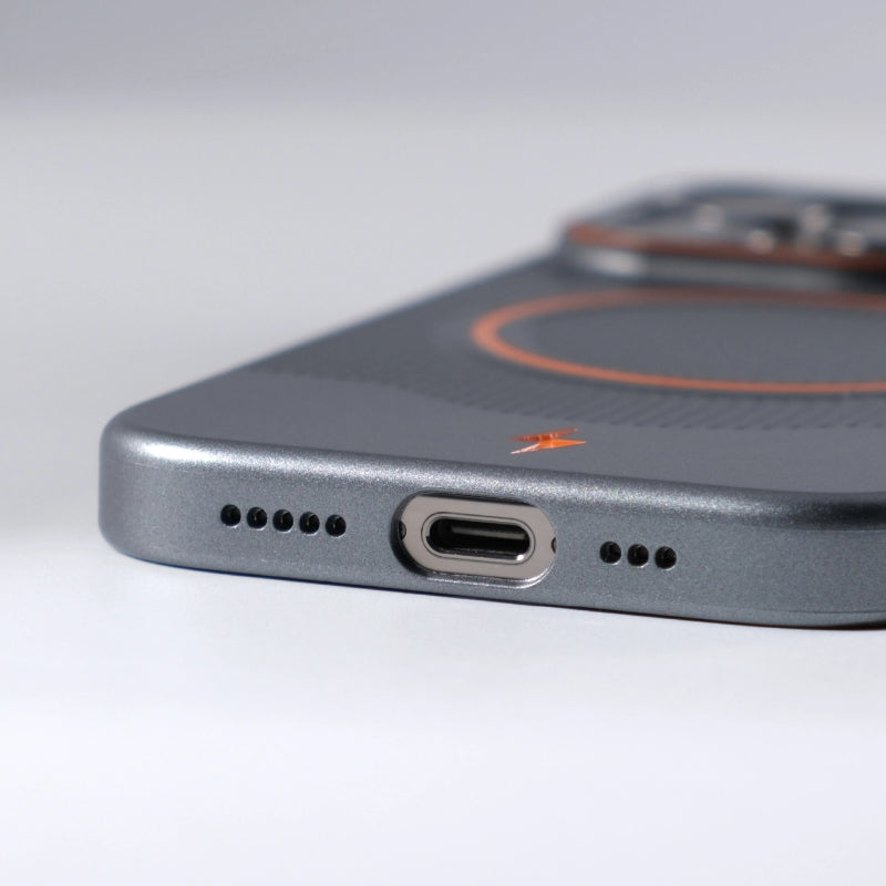 MagSafe Shockproof iPhone Case – Corrugated Matte Texture, Full-Body Protection