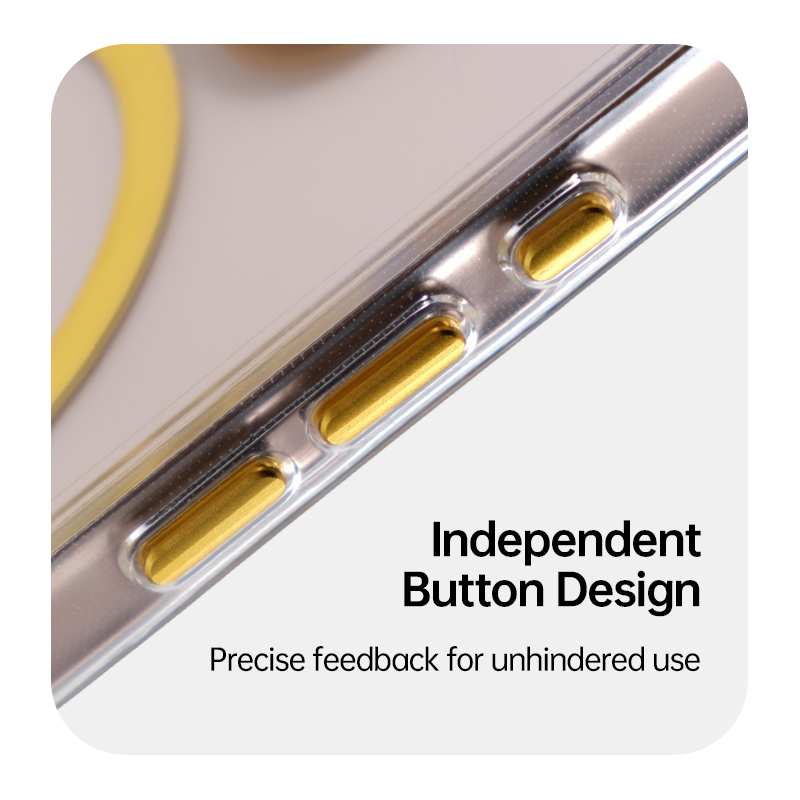 Transparent Magnetic Apple Series Lens Holder with Four-Corner Air Cushion Drop Protection Case for iPhone 17 (Pre-order)