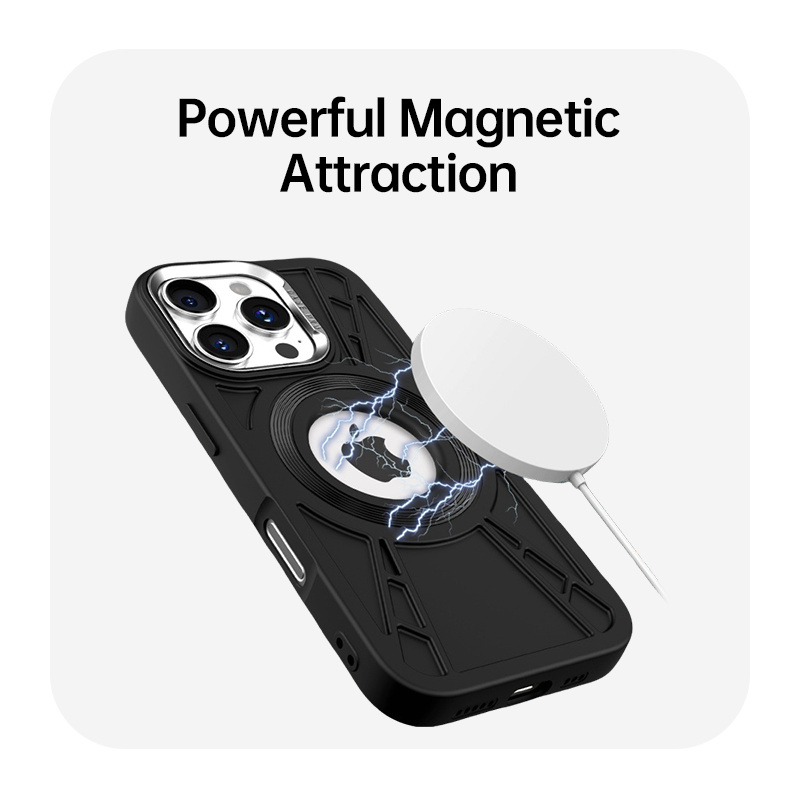 Slim Silicone Case with Built-In MagSafe Ring