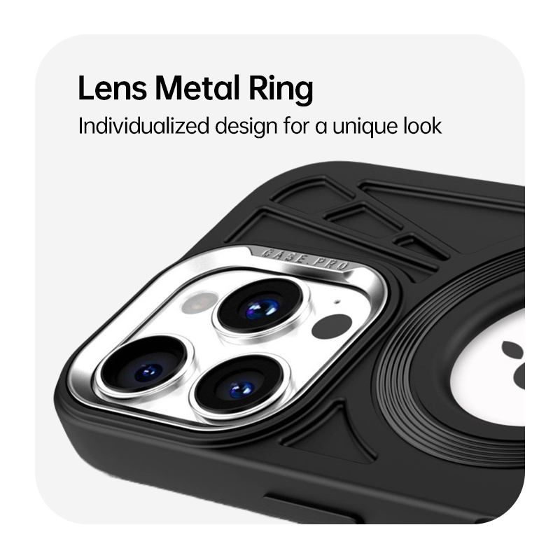 Slim Silicone Case with Built-In MagSafe Ring