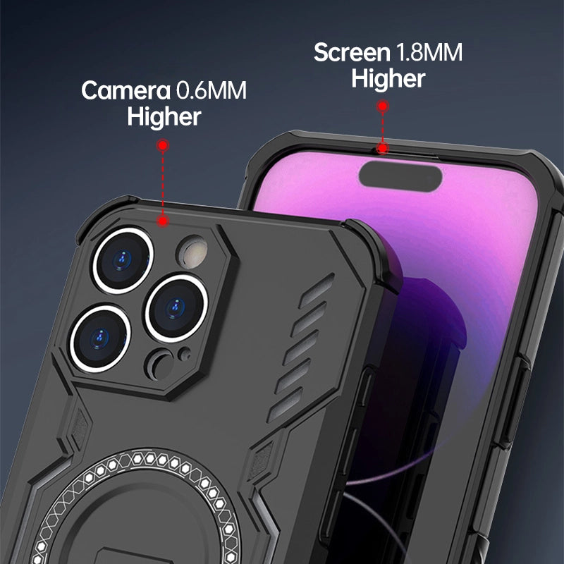 Mecha Magnetic Case – Strong Grip, Lasting Colors, Full Protection