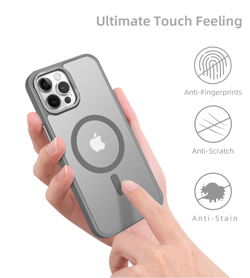 Frosted Magnetic Drop-proof iPhone Case