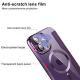 Full-Cover Magnetic Flip Case with Transparent Phone Case for Apple Series