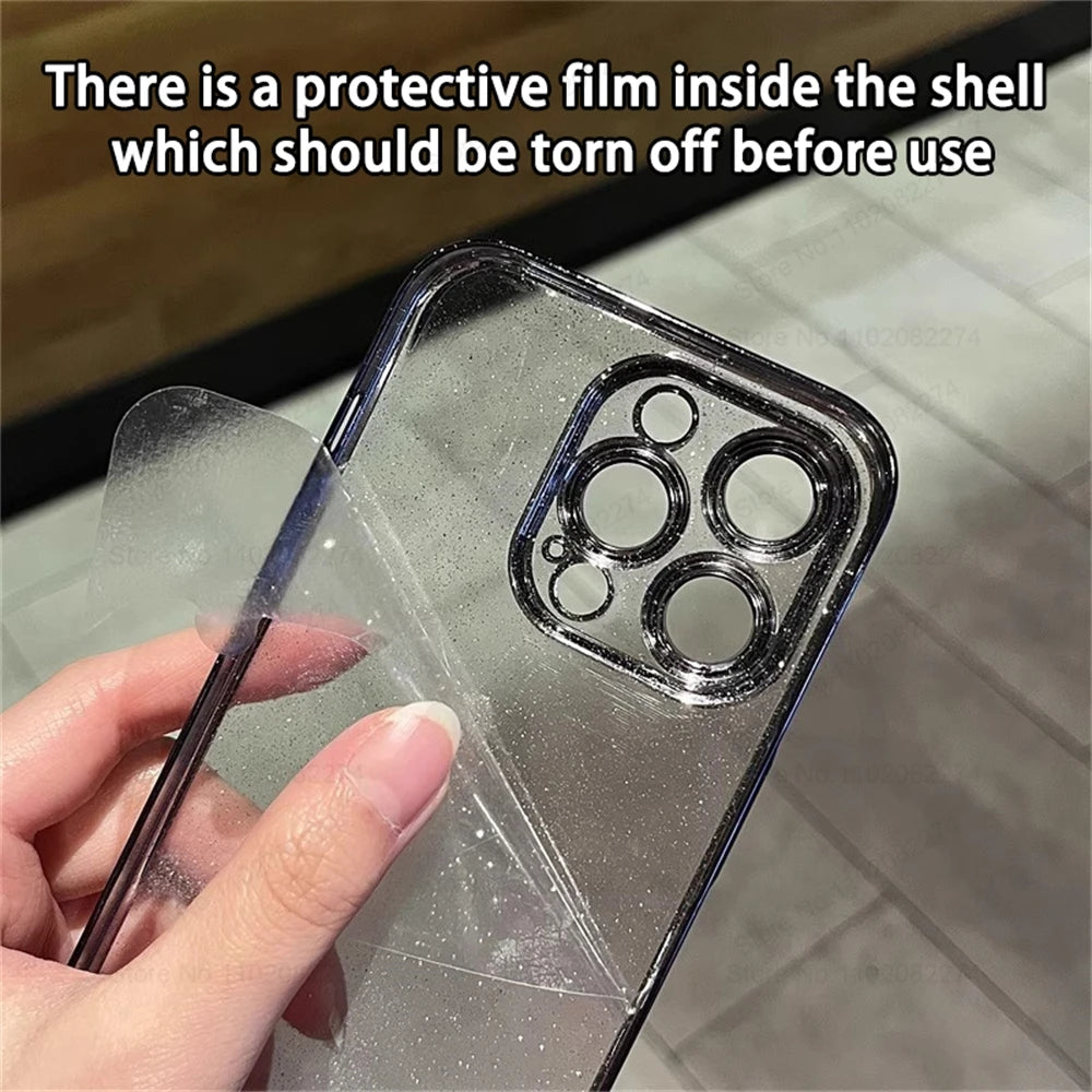 Shine bright. Stay protected. Glitter Series Clear Case