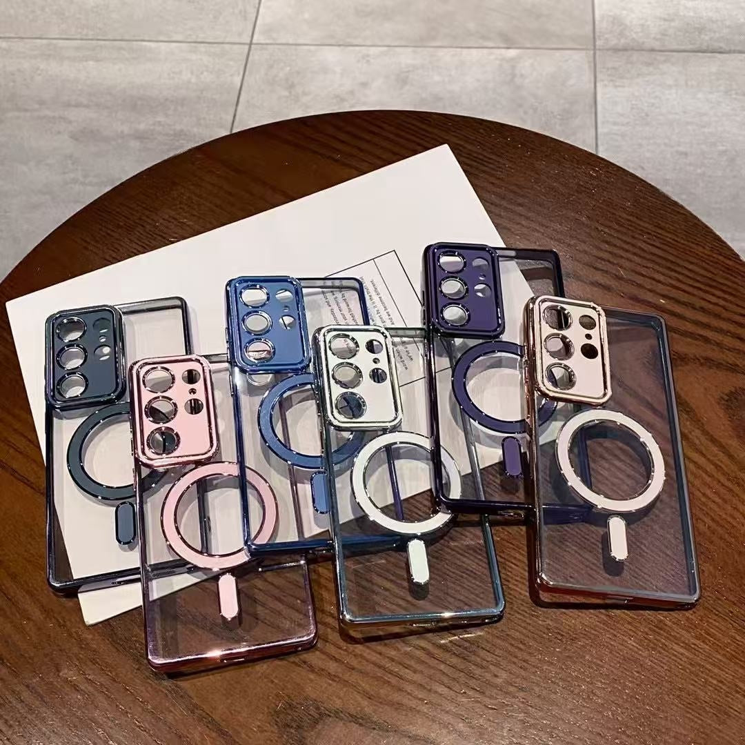 Magnetic Transparent Soft Case – Shockproof