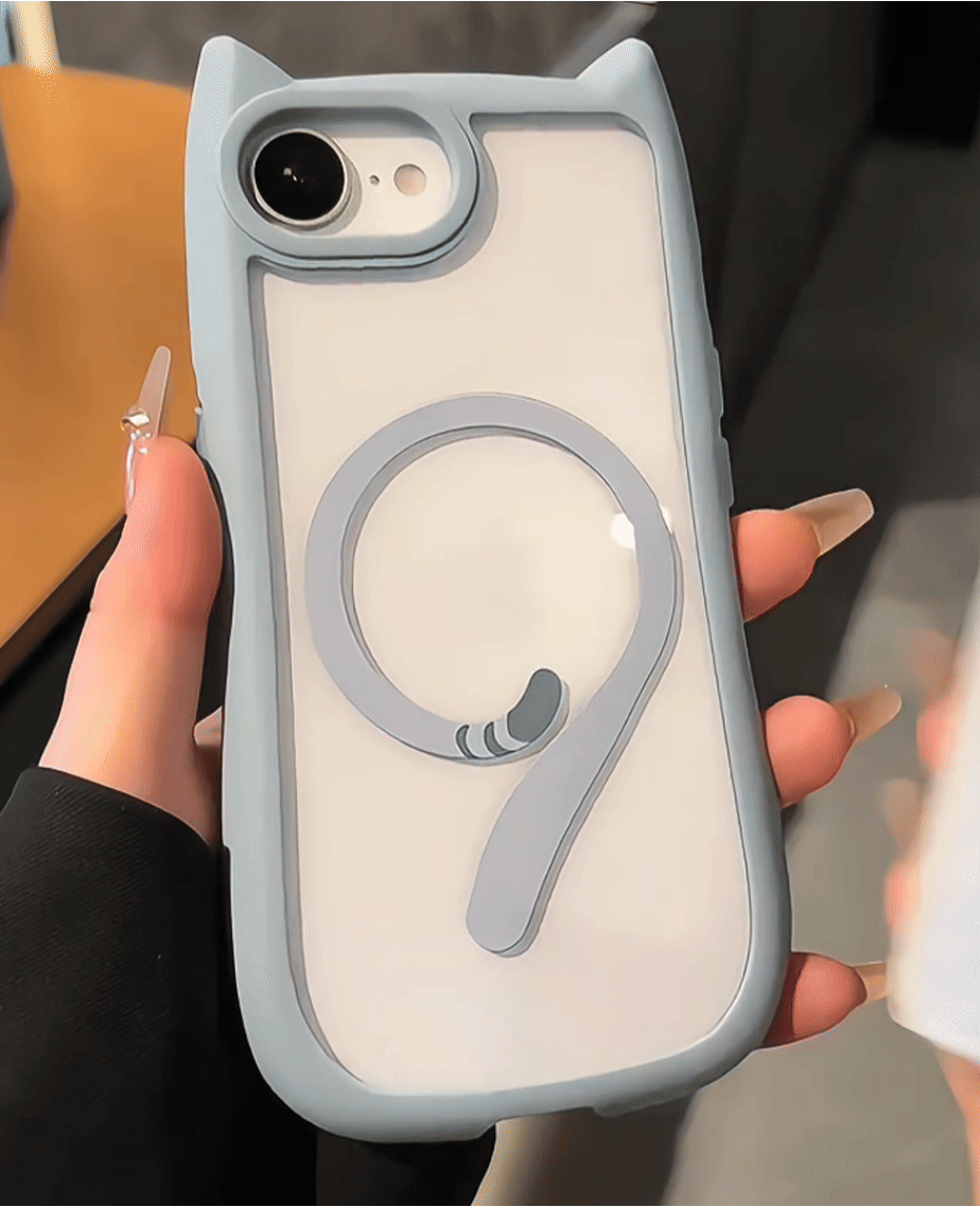 Upgraded Cat-Ear Tail Magnetic Case for iPhone 14/15/16/17 Series (Pre-Sale for iPhone 17)