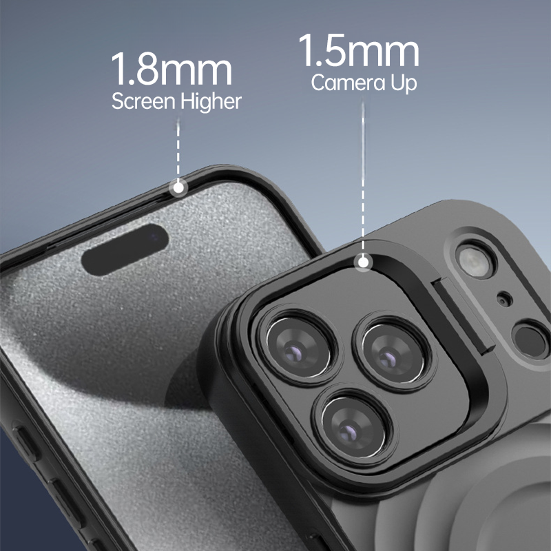 Full-Coverage Invisible Frame Apple 17 Wavy Pattern Shockproof Phone Case for iPhone Series