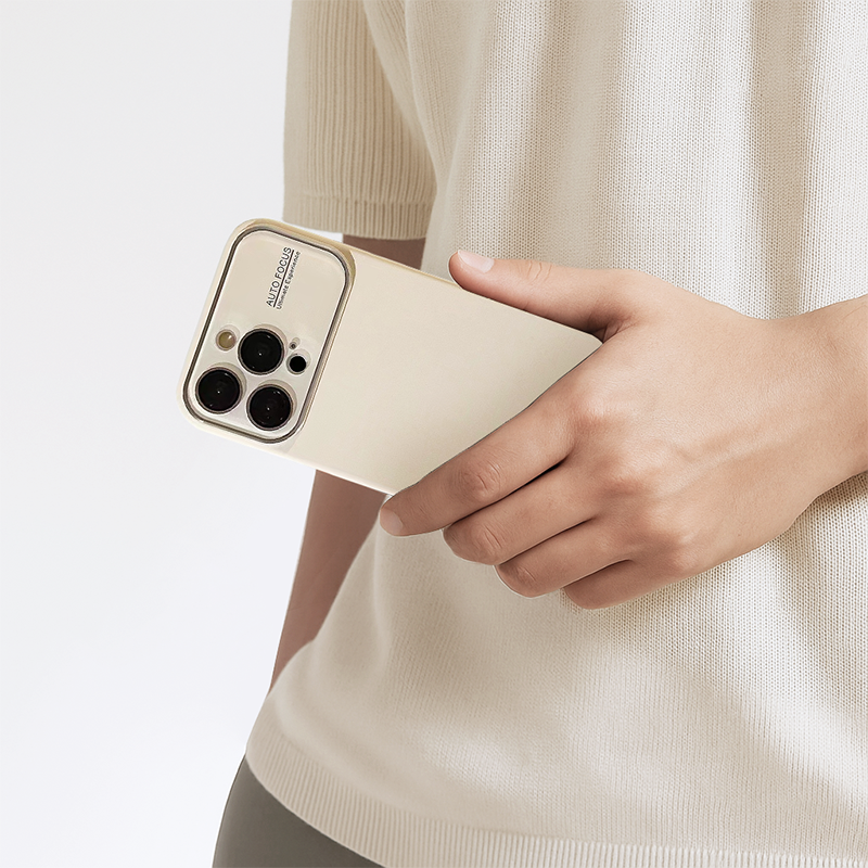 Minimalist iPhone Case Sleek Grip, Full Camera Protection