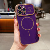 Cute magnetic case with wavy edges