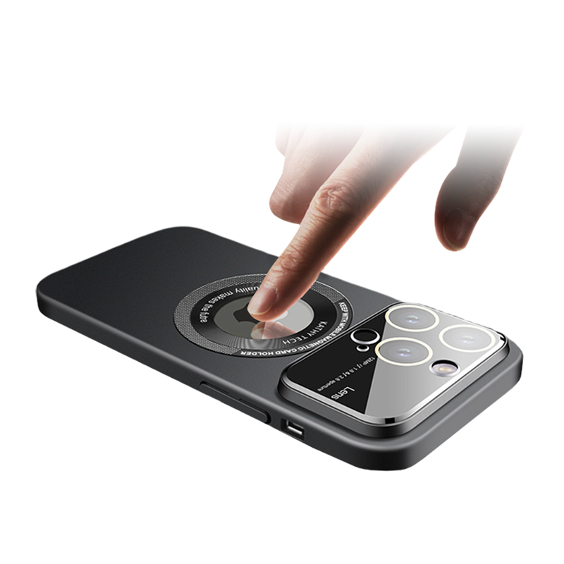 Large Window iPhone Case with Lens Protection – Anti-Fingerprint Full-Body Drop Cover