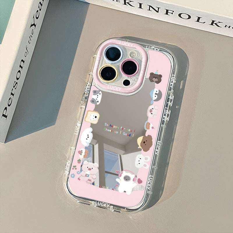 Mirror-Back Cute Phone Case – Pick Your Pet, Protect in Style