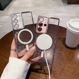 Magnetic Transparent Soft Case – Shockproof