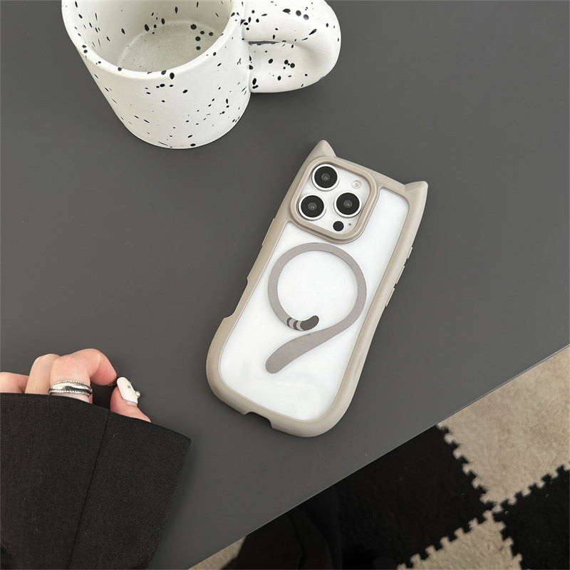 Upgraded Cat-Ear Tail Magnetic Case for iPhone 14/15/16/17 Series (Pre-Sale for iPhone 17)