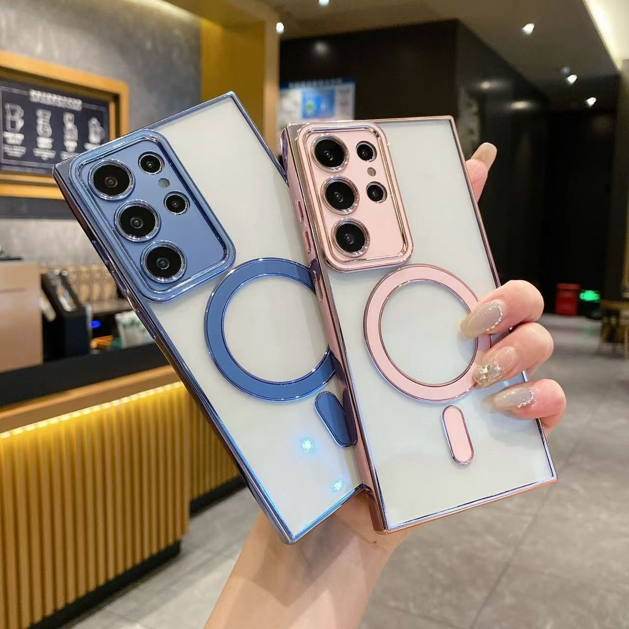 Magnetic Transparent Soft Case – Shockproof