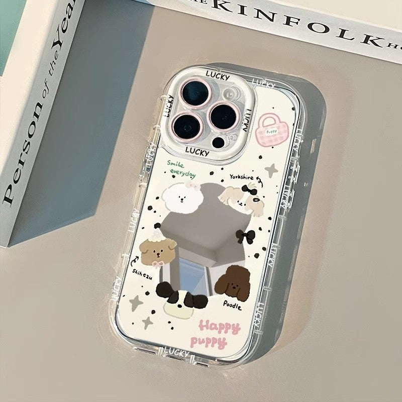 Mirror-Back Cute Phone Case – Pick Your Pet, Protect in Style