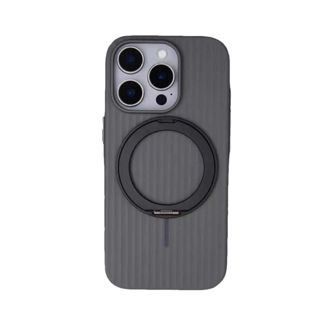 iPhone Case with 360° Rotating Stand – Magnetic, Slim, Premium.