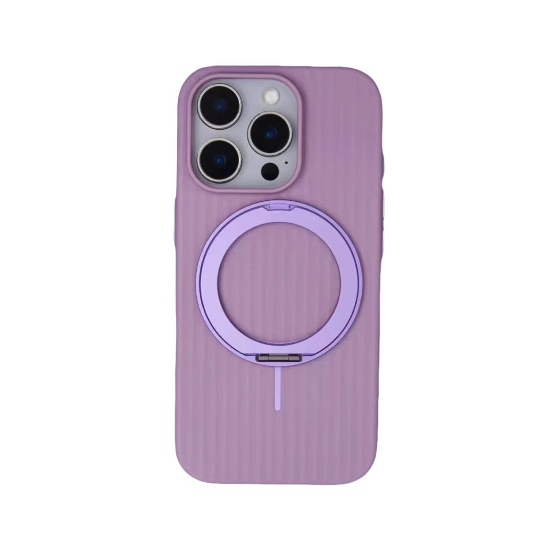 iPhone Case with 360° Rotating Stand – Magnetic, Slim, Premium.