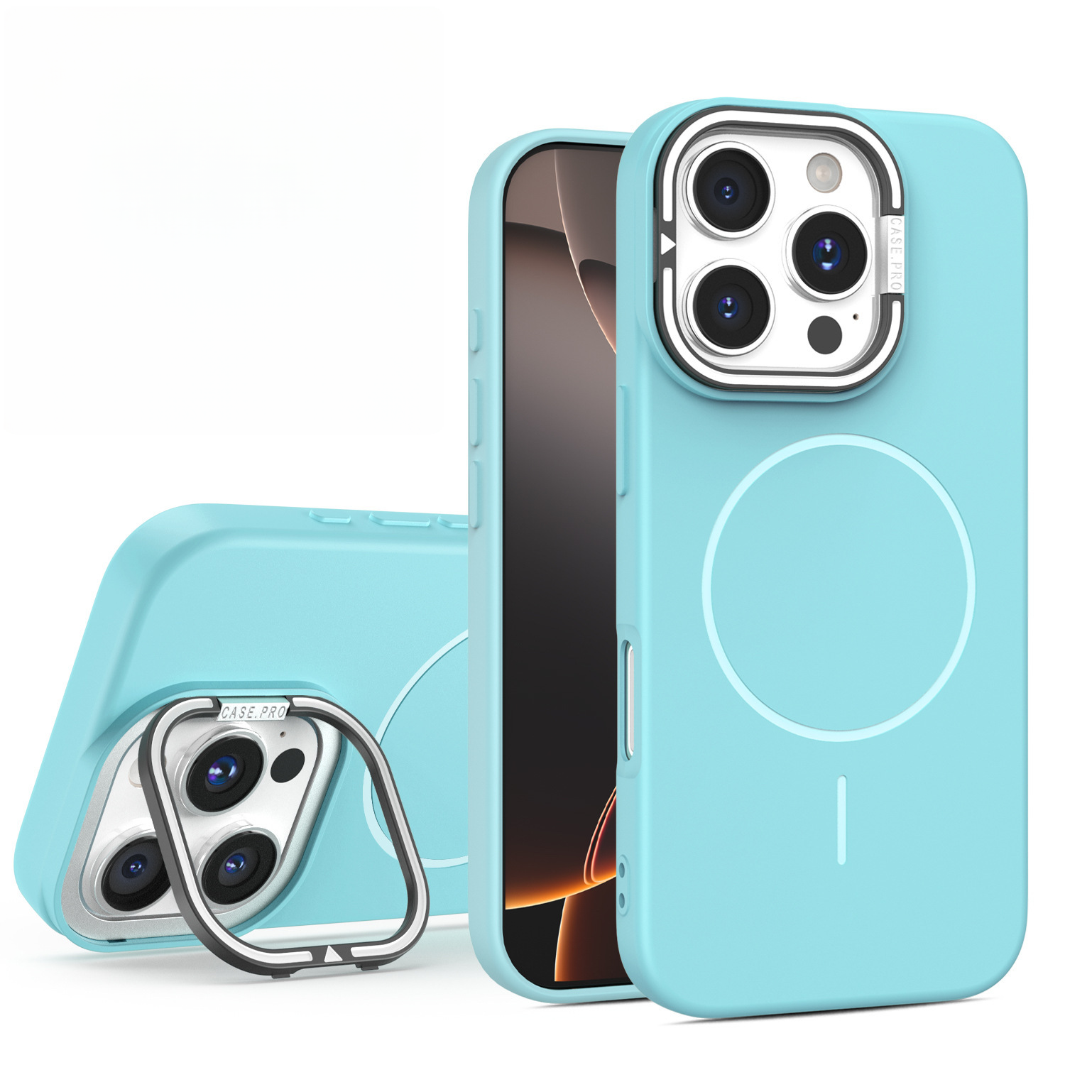Built-In Kickstand. Seamless Style.