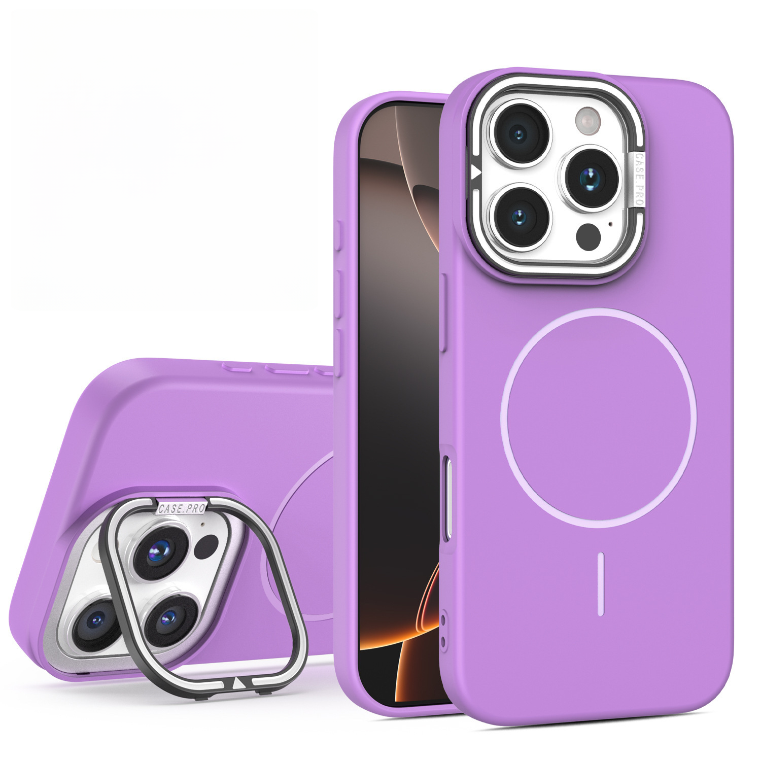Built-In Kickstand. Seamless Style.
