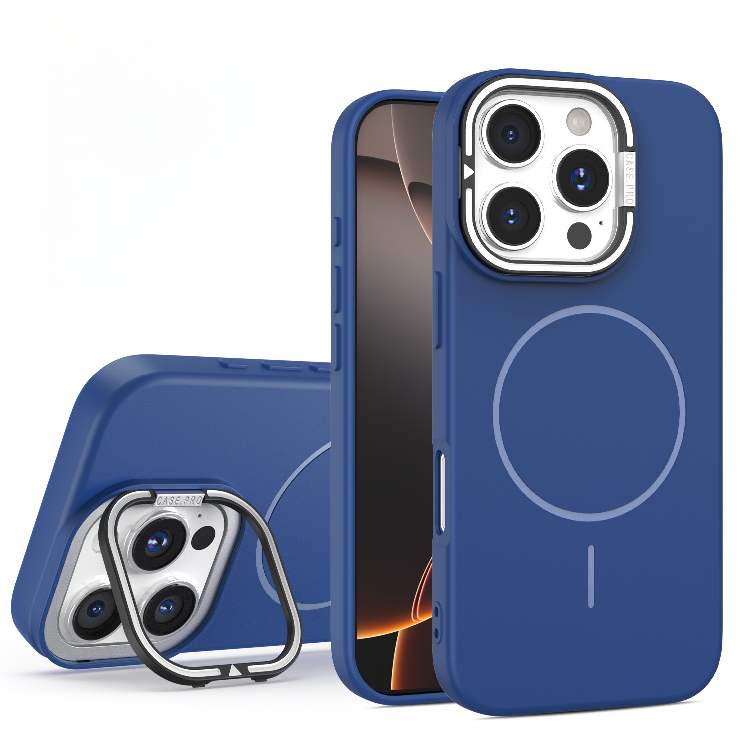 Built-In Kickstand. Seamless Style.