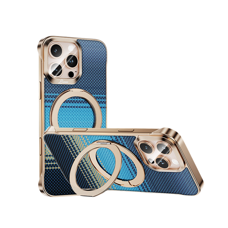 Aramid Fiber Magnetic Kickstand Case