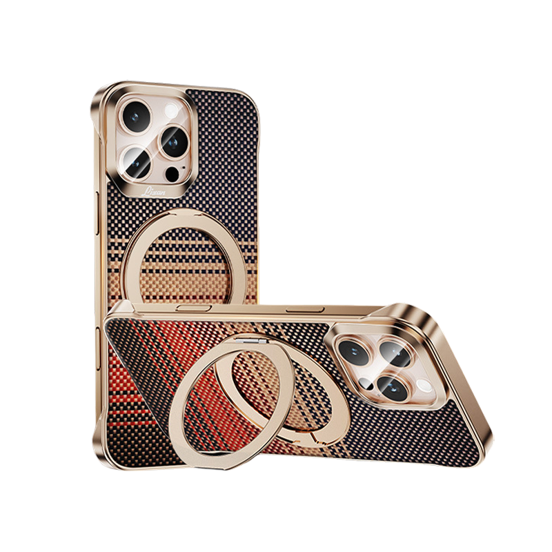 Aramid Fiber Magnetic Kickstand Case