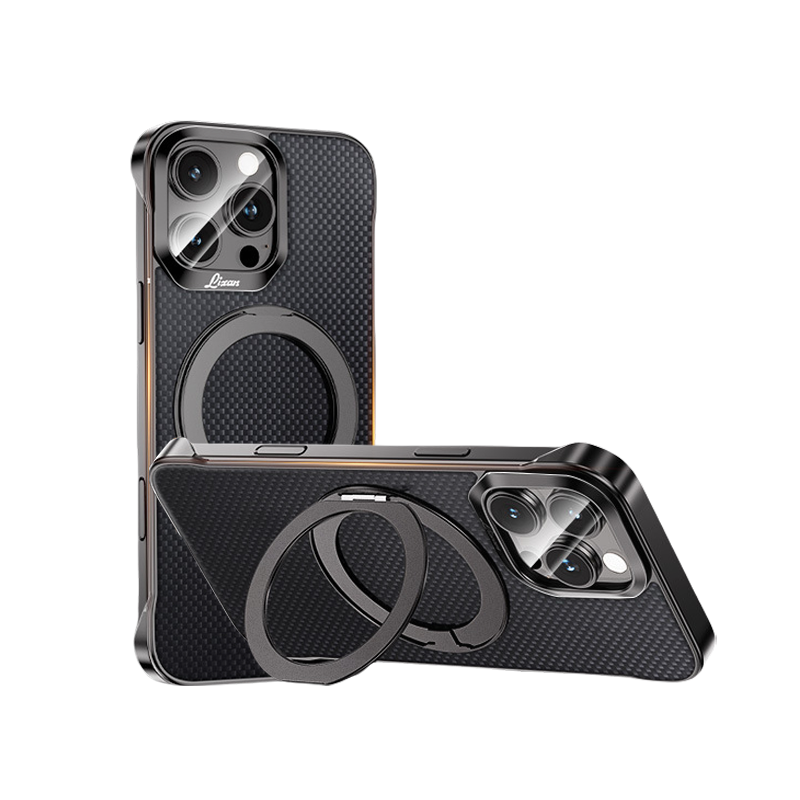Aramid Fiber Magnetic Kickstand Case