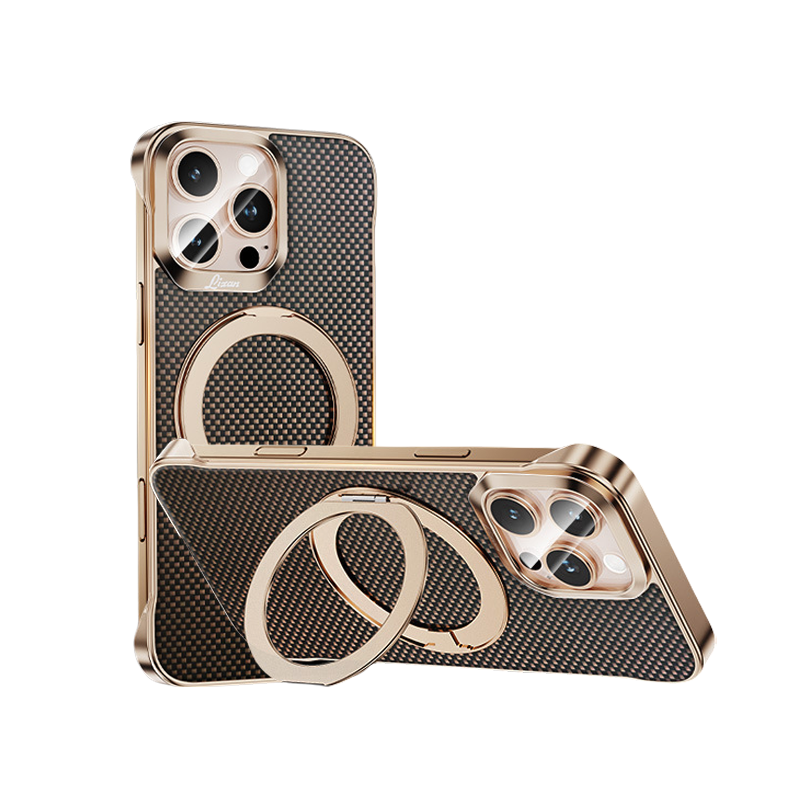 Aramid Fiber Magnetic Kickstand Case
