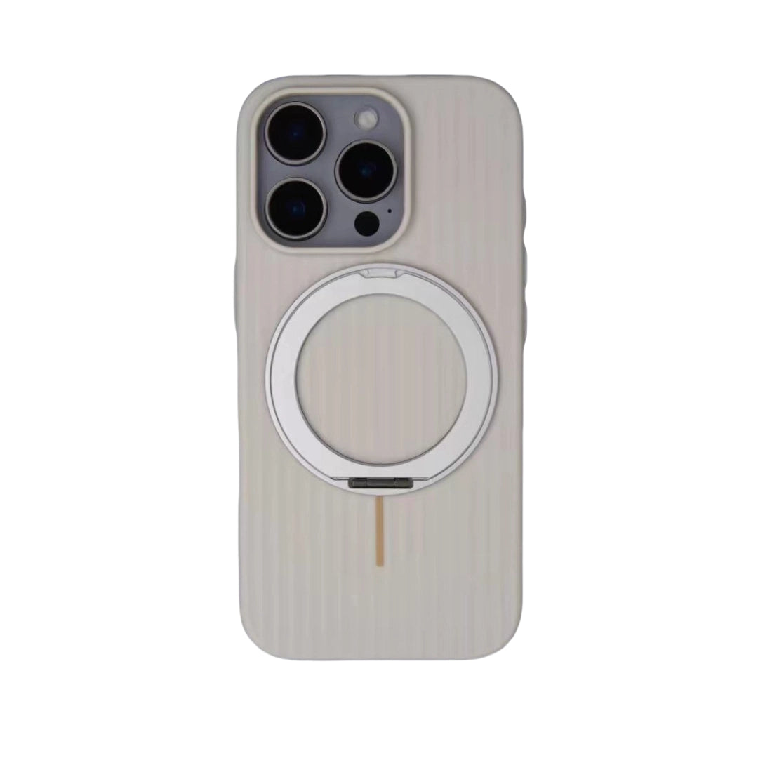 iPhone Case with 360° Rotating Stand – Magnetic, Slim, Premium.