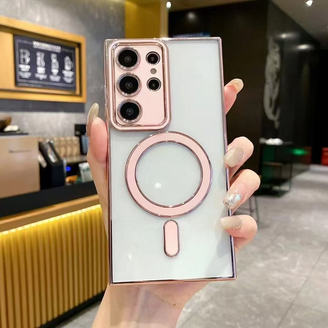 Magnetic Transparent Soft Case – Shockproof