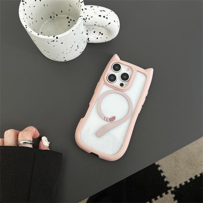 Upgraded Cat-Ear Tail Magnetic Case for iPhone 14/15/16/17 Series (Pre-Sale for iPhone 17)