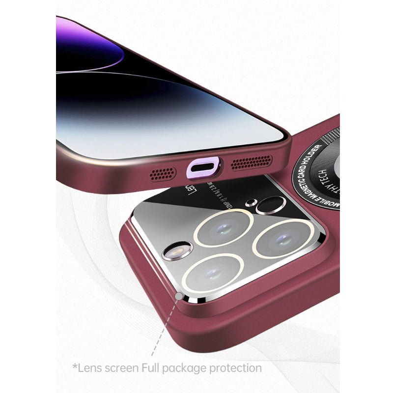 Large Window iPhone Case with Lens Protection – Anti-Fingerprint Full-Body Drop Cover
