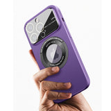 Large Window iPhone Case with Lens Protection – Anti-Fingerprint Full-Body Drop Cover